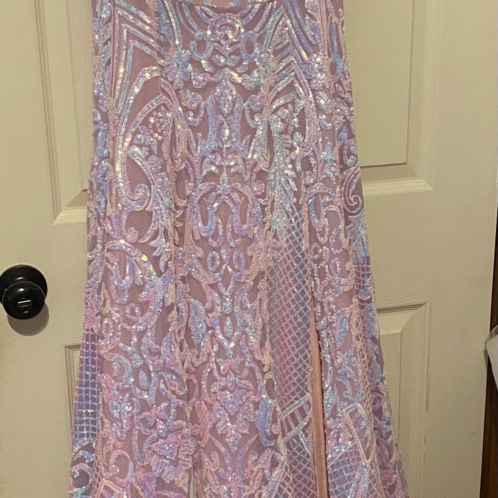 Elegant Sequin Embellished Gown